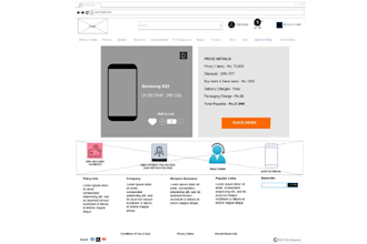 design a responsive website UI UX in figma
