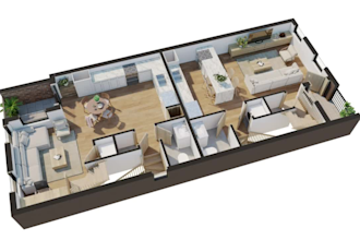 redraw 2d, 3d architectural drawing, house plans