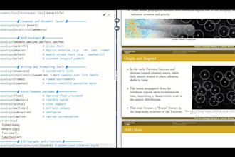 transform everything in latex or typst