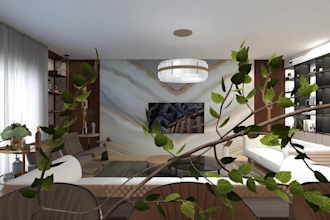 create interior design proposal for the living room