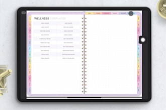 digital journal,budget plan,project planner,weekly,daily planner,etsy notability