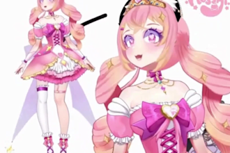 design vtuber model live2d vtuber model vtuber rigging character design