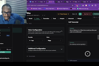 make ai voice agent using vapi, synthflow