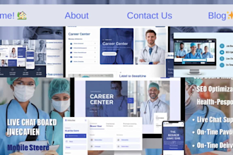 build healthcare staffing agency website, staffing agency and homecare website