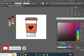 custom sticker, digital sticker, sticker design and illustration
