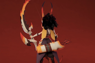 make 3d characters for your game