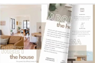 make a canva template for an airbnb welcome book, host bundle