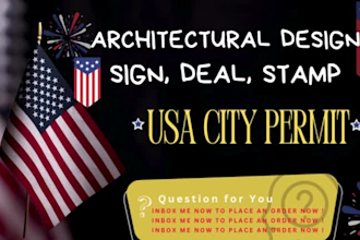 make architect autocad landscape design, architecture interior design, pe stamp