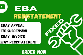 reinstate ebay suspended account ebay invoice ebay restriction reopen mc011