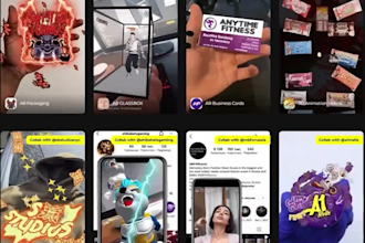 make custom ar filters with your logo, packaging, clothes come alive