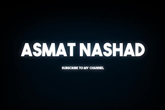 create a youtube professional intro and outro
