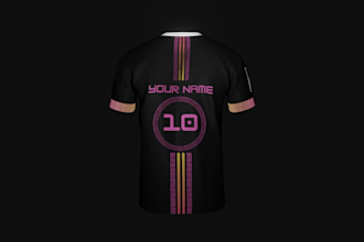 design a jersey for your esports or football team