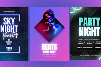 create amazing motion flyer poster banner for your occupation