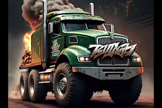do logo design for trucking, transport and logistic businesses
