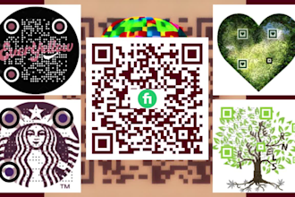 do custom qr code design and qr code generator with logo in 30 minutes