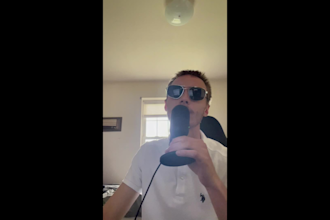 make energetic male voiceovers for youtube reels ads and podcasts