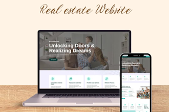 design a mortgage website or real estate website  on wordpress