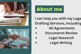 draft and review non disclosure agreement for you