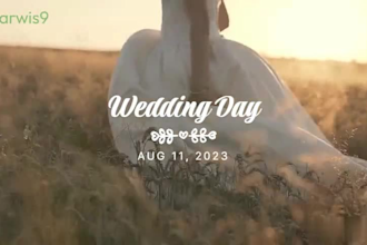 make customized wedding invitation video