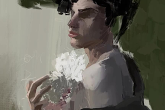 paint digital portraits for you