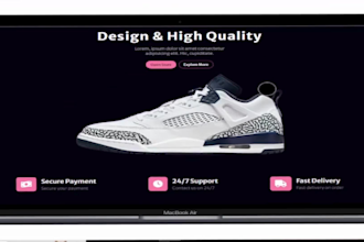 custom business website with react PHP and mysql