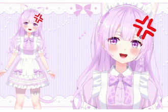 create live2d vtuber model, vtuber rigging, chibi character, anime style