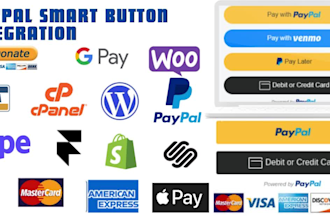 integrate paypal smart button and express checkout on shopify