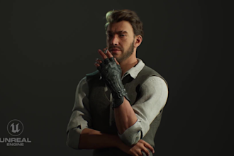 create 3d realistic custom unreal engine metahuman character