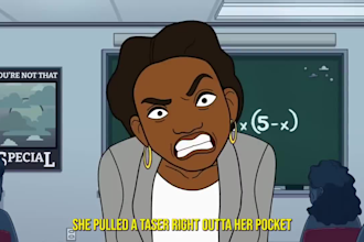 2d cartoon music video animation, 2d animated music video, 2d memecoin animation