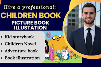 create, edit your picture book, children book illustration formatting layout