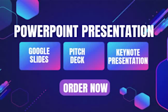 do presentation design on powerpoint keynote canva prezi google slides