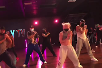 do group dance, afro dance, hip hop dance, shuffle dance to your track