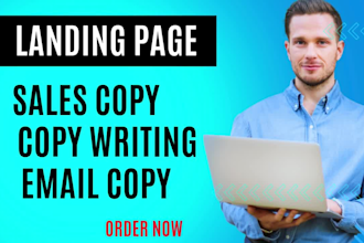 write sales page copy sales funnel landing page landing page website