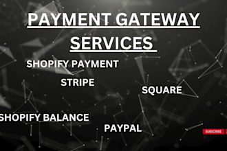 help you create and integrate payment gateway into your web