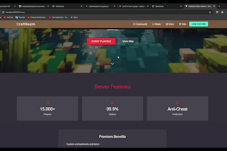do responsive website development, full stack website with modern technology