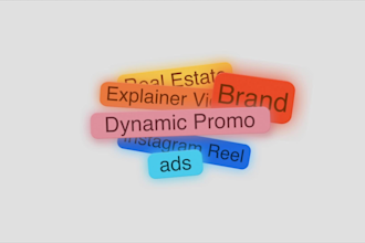 create motion graphics and video editing