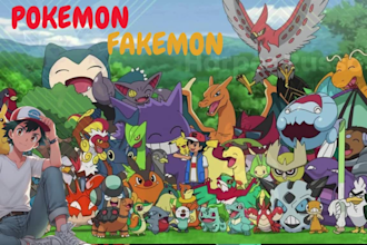 design your original pokemon, draft league team, banner, fakemon