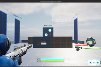 develop 3d unreal engine game development 3d pc multiplayer gameplay prototype