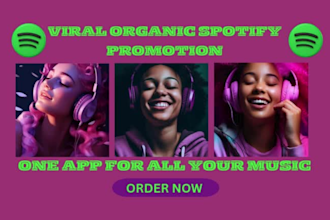 do viral organic spotify promotion spotify playlist curator music promotion