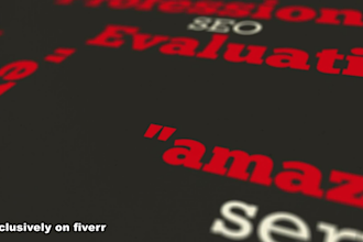 seo audit your site and provide consultant report