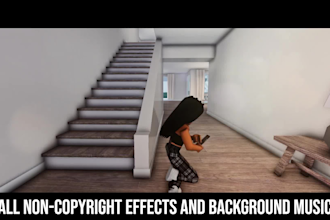 make roblox mini movie, voice over, gfx, video editing, script writing
