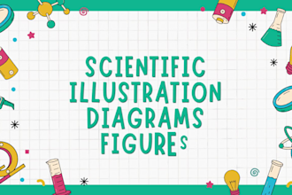 create scientific chemistry illustrations, graphical abstract, figures diagrams