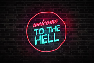 create neon sign, logo animation, intro and outro
