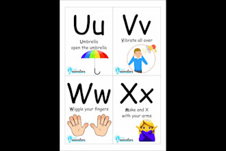 design preschool, kindergarten worksheets and books for kids