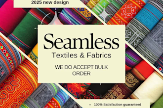 design seamless textile and fabric patterns in 3 hours