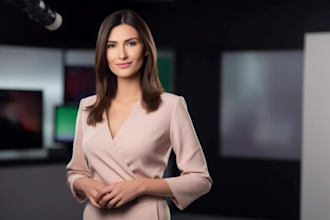 record an american female news style voiceover