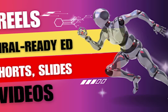 edit eye catching short videos or slideshows for reels tiktok podcasts and vlogs