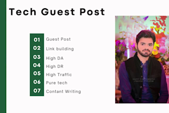 do high da tech guest posts with authority tech backlinks