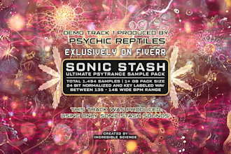 deliver sonic stash, ultimate psytrance sample pack