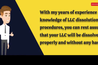 prepare paperwork to dissolve US llc or corporation and close ein